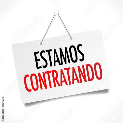 Estamos contratando