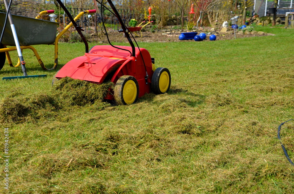 Fototapeta premium Gartenarbeit