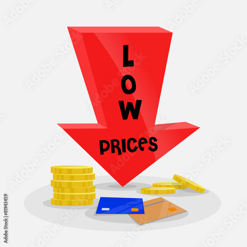 low prices Illustration