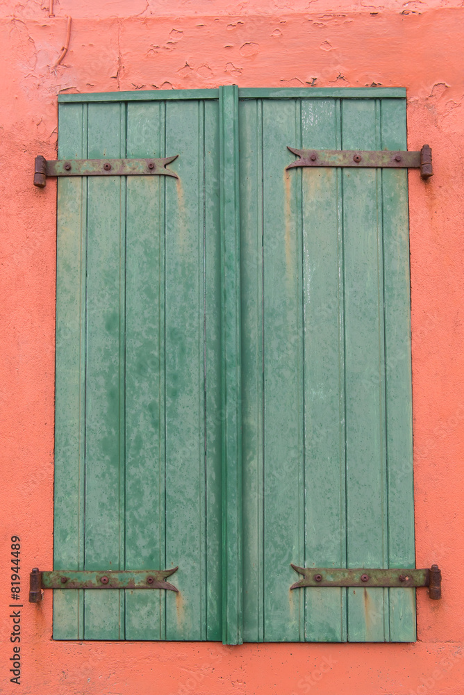Window with shutters