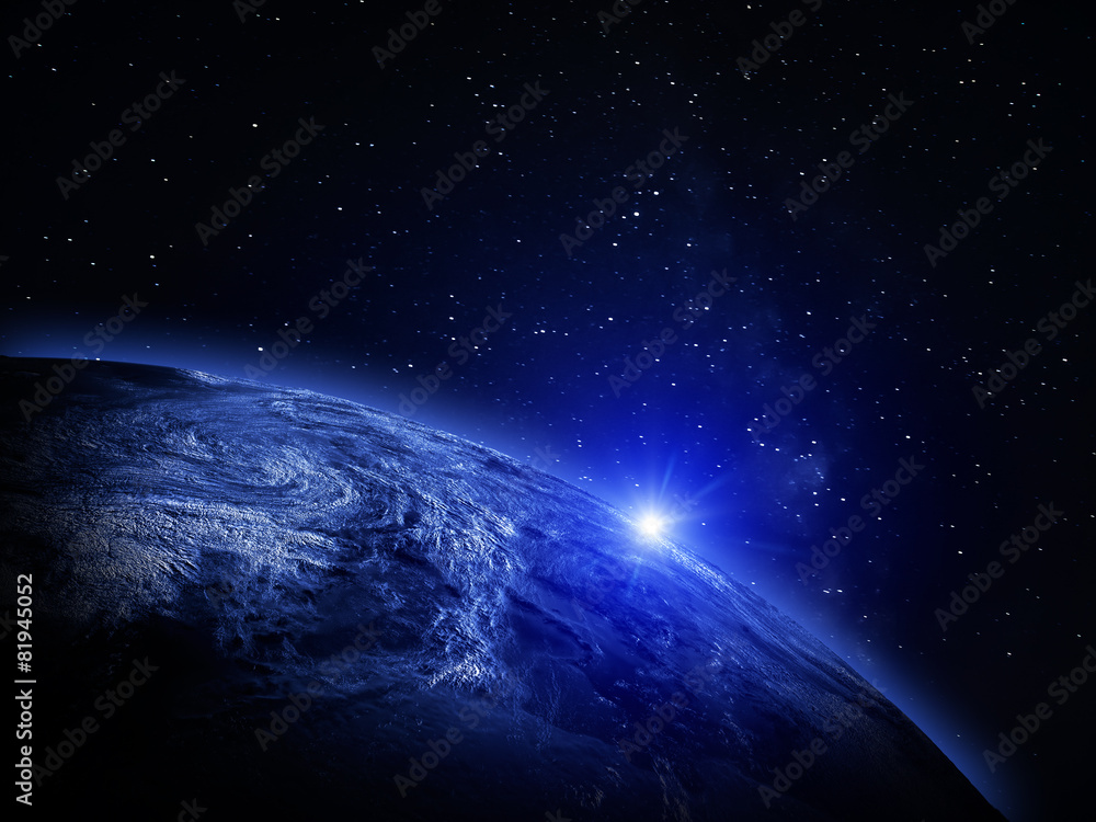 Fototapeta premium Ziemia z kosmosu