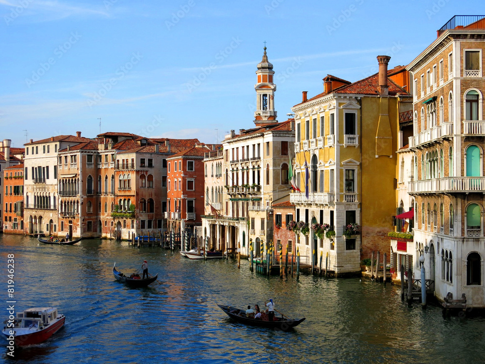 Venice Gondola Canal Italy