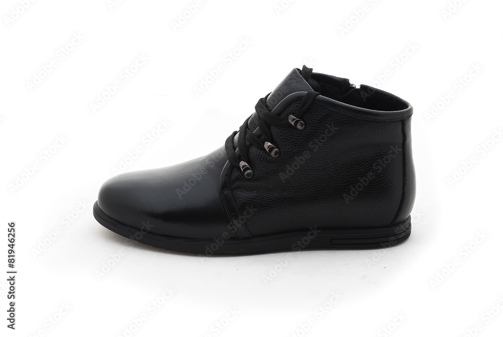 Studio shot of Pair classic mens shoes. isolated on white Studio shot of Pair classic mens shoes. isolated on white