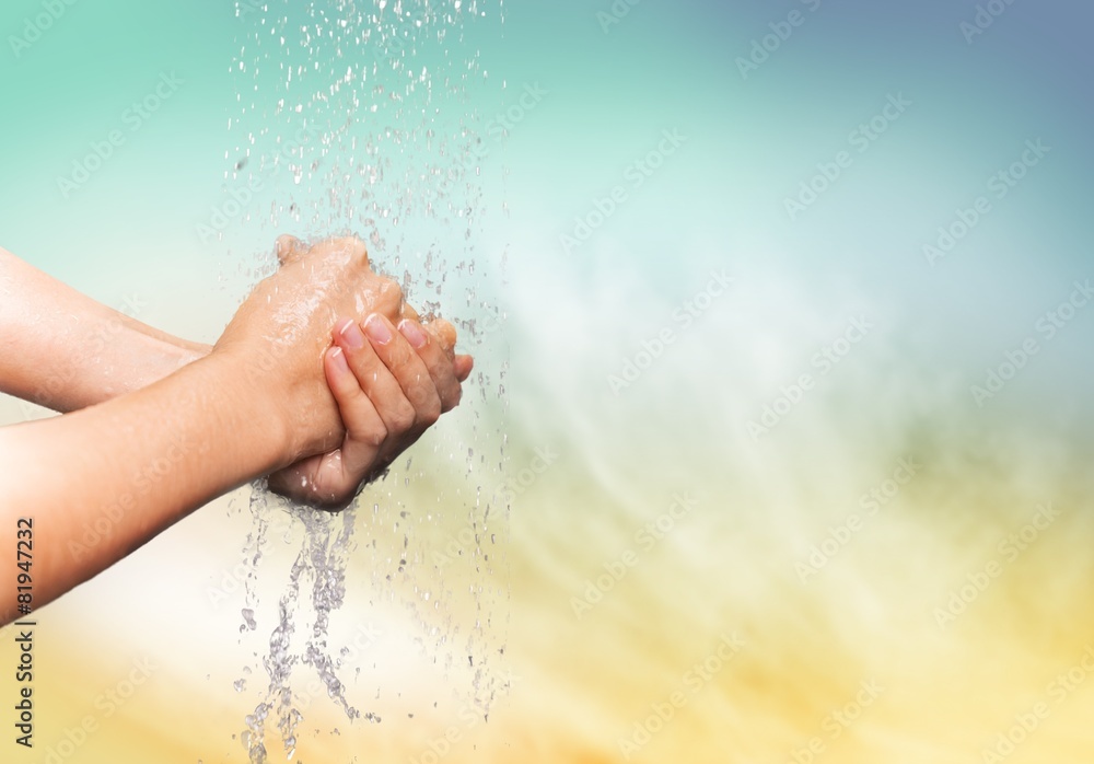 Fototapeta premium Washing Hands. Washing Hands