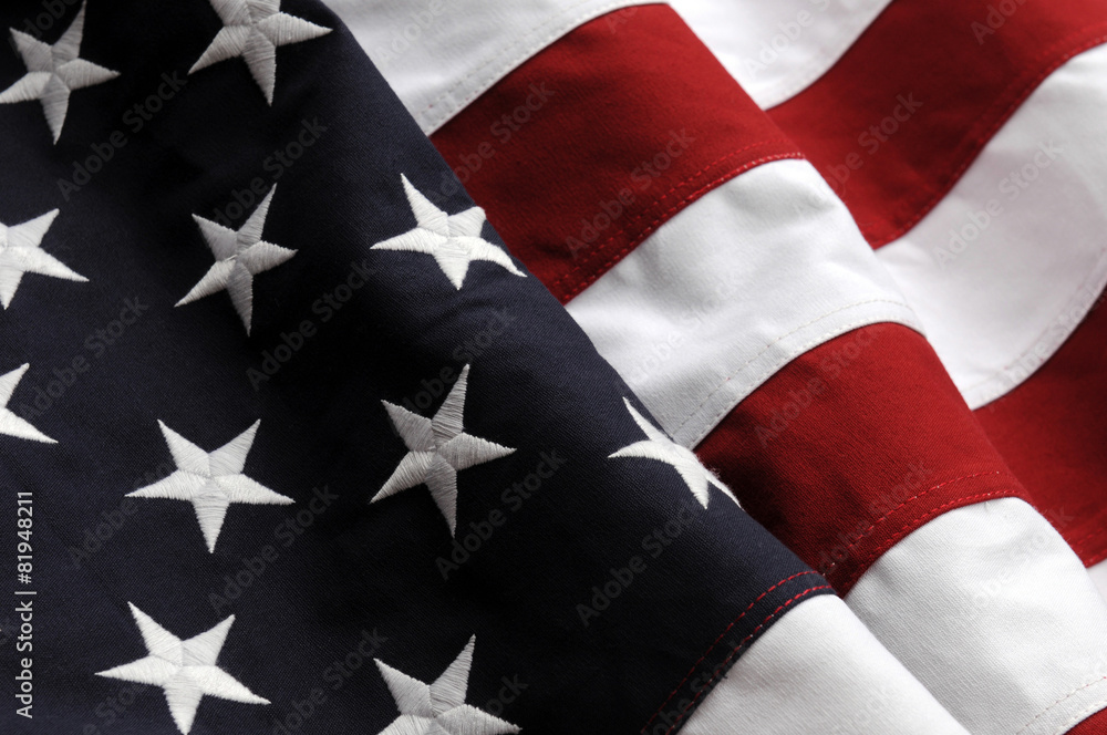 American Flag closeup
