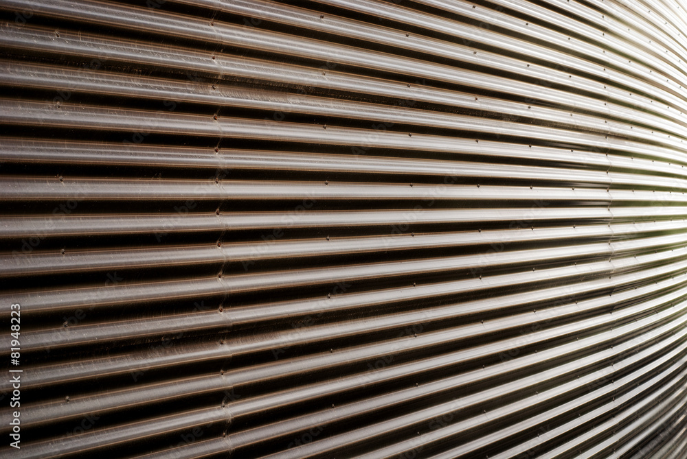 Covering of corrugated iron wall Stock Photo Adobe Stock