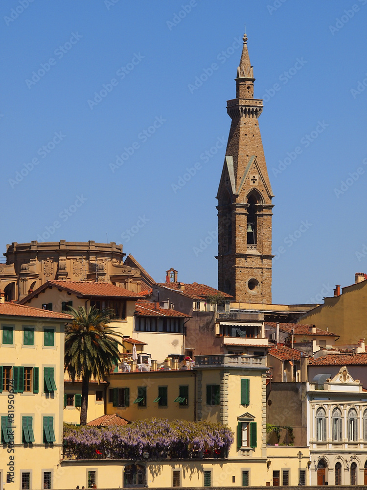Firenze,campanile di Santa Croce.