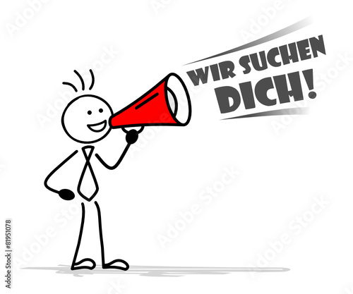 Strichmännchen - wir suchen dich