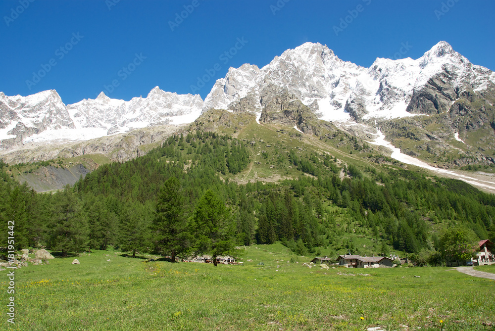 Monte Bianco dalla Val Ferret