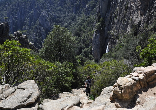 Cascade montagne Corse photo