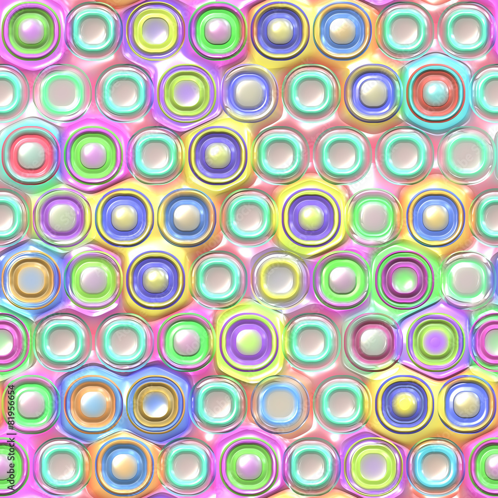 Round tiles seamless generated texture Round tiles seamless generated texture