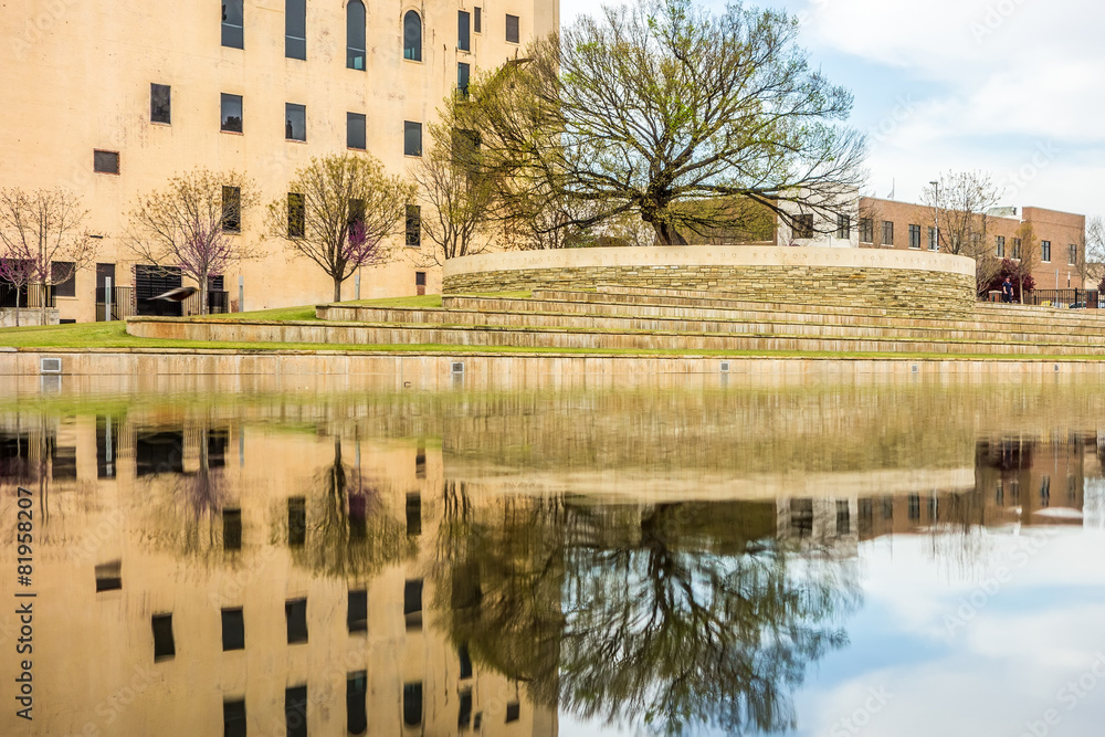 Obraz premium oklahoma city bombing memorial