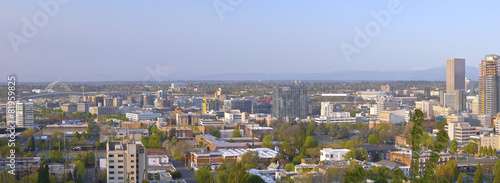 Panoramic view of the industrial area Portland Oregon. © RG