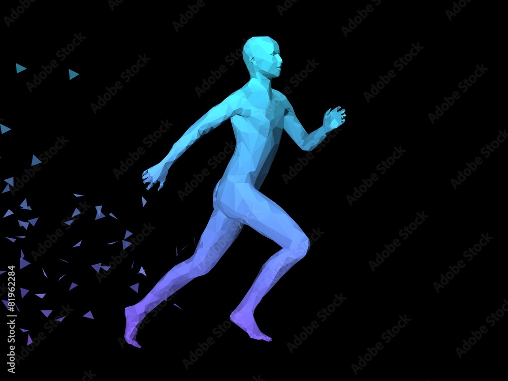abstract man body abstract man body