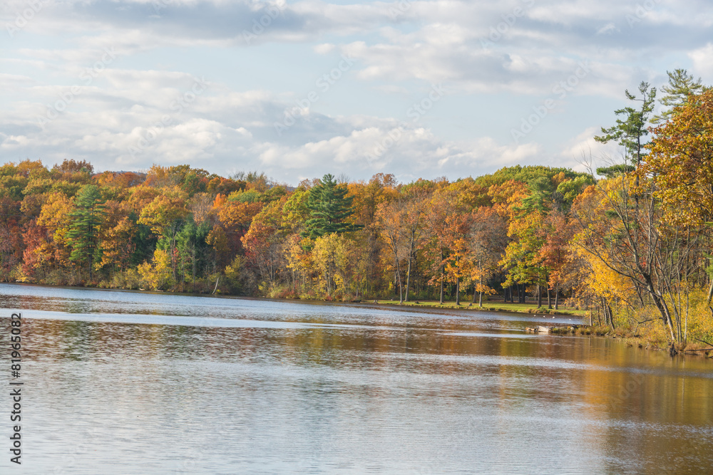 Fair Weather Autumn Day On The Hudson River Fair Weather Autumn Day On The Hudson River
