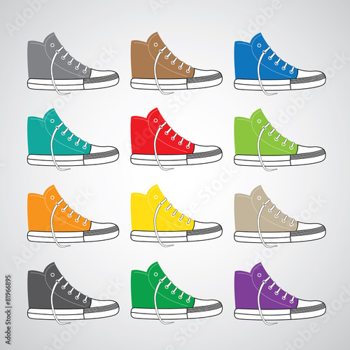 vector cartoon gumshoes