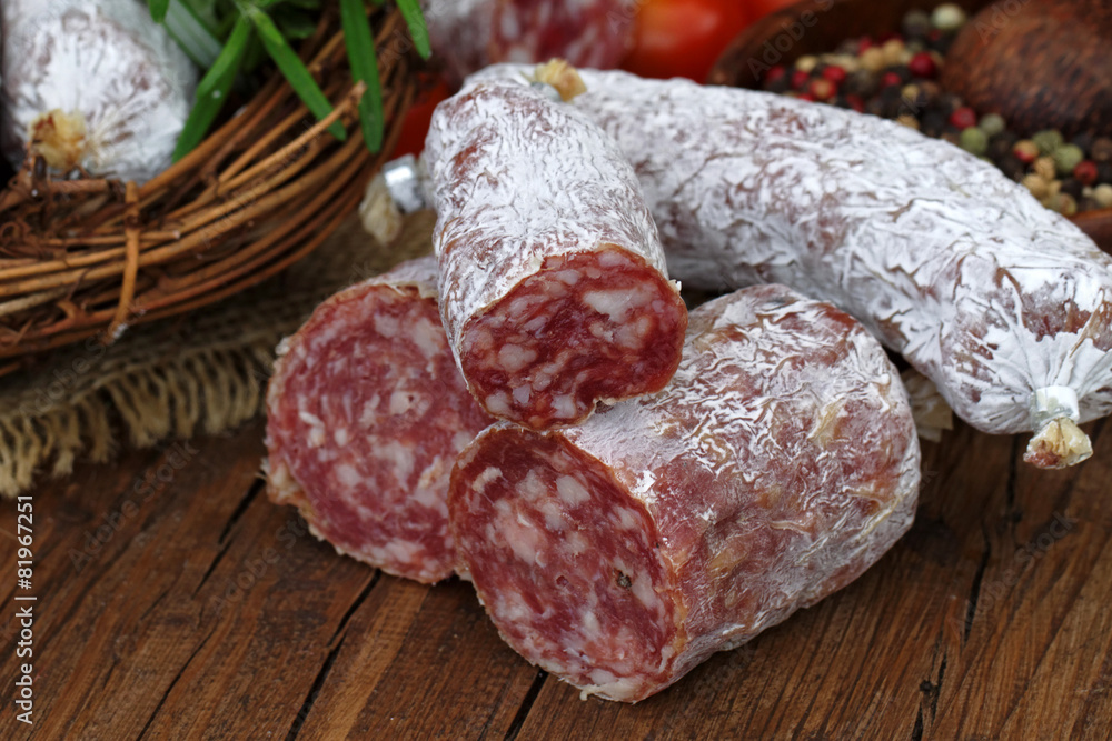 Salami StockFoto Adobe Stock