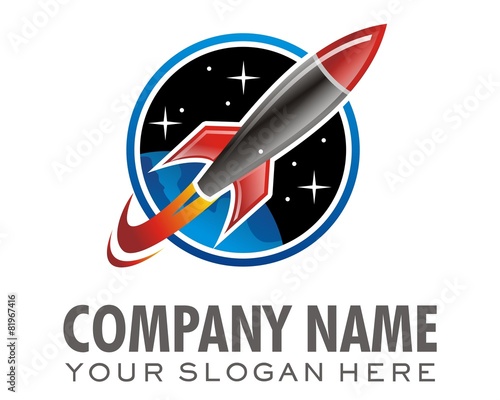 Free Download rocket jet airplane logo image vector - GFXLoad