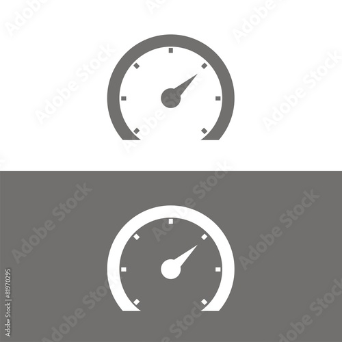 Icono velocímetro 2 BN