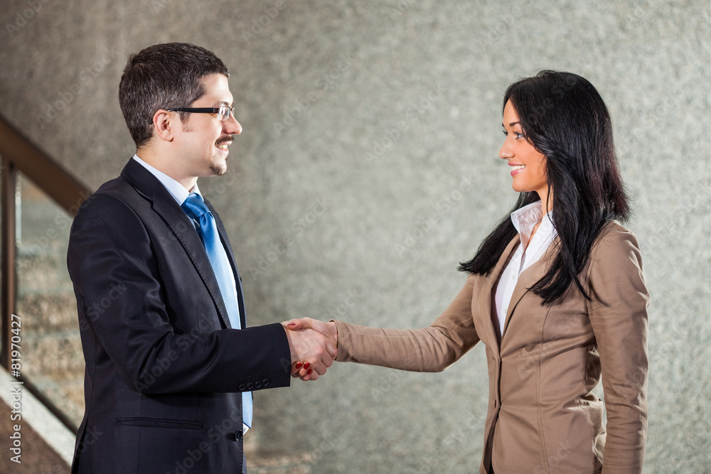 Business people reaching agreement Business people reaching agreement
