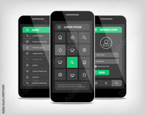 visualization of green ui design