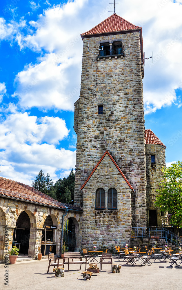 Fototapeta premium Wachenburg in Weinheim an der Bergstraße