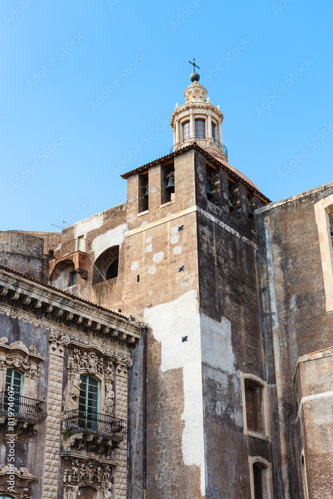 Church of Benedictine Monastery in Catania, Sicily