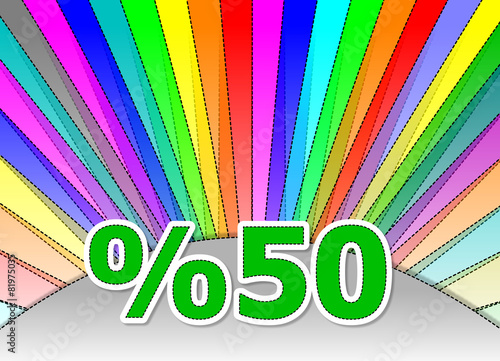 % 50 discount
