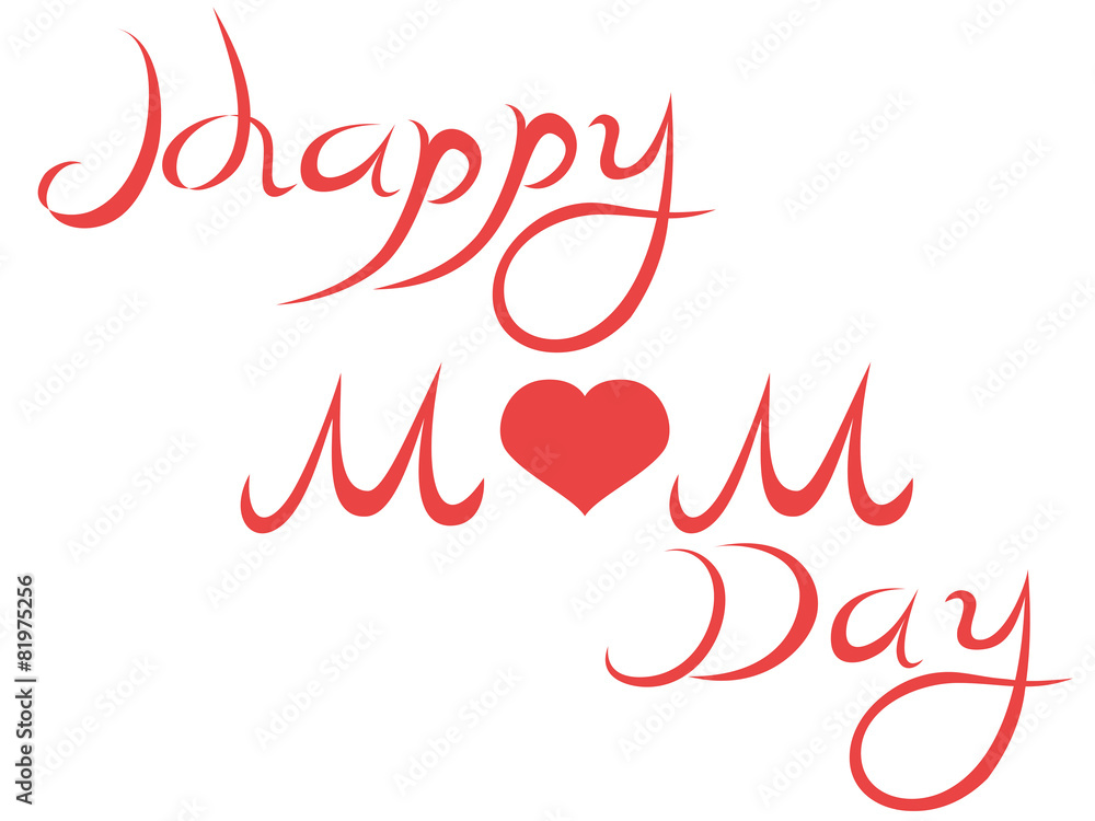 Naklejka Szczęśliwe listy z okazji Dnia Matki