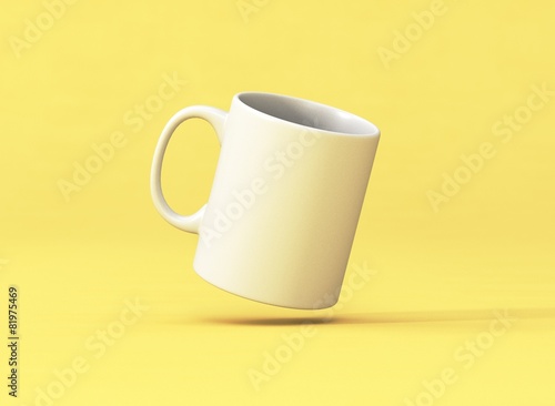 Kaffee Tasse weiss Vorlage mit Hintergrund