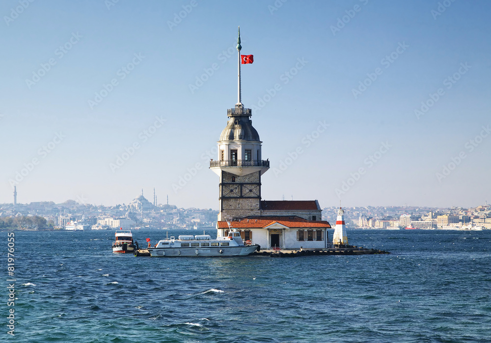 Maiden's Tower (Leander's Tower) in Istanbul, Turkey