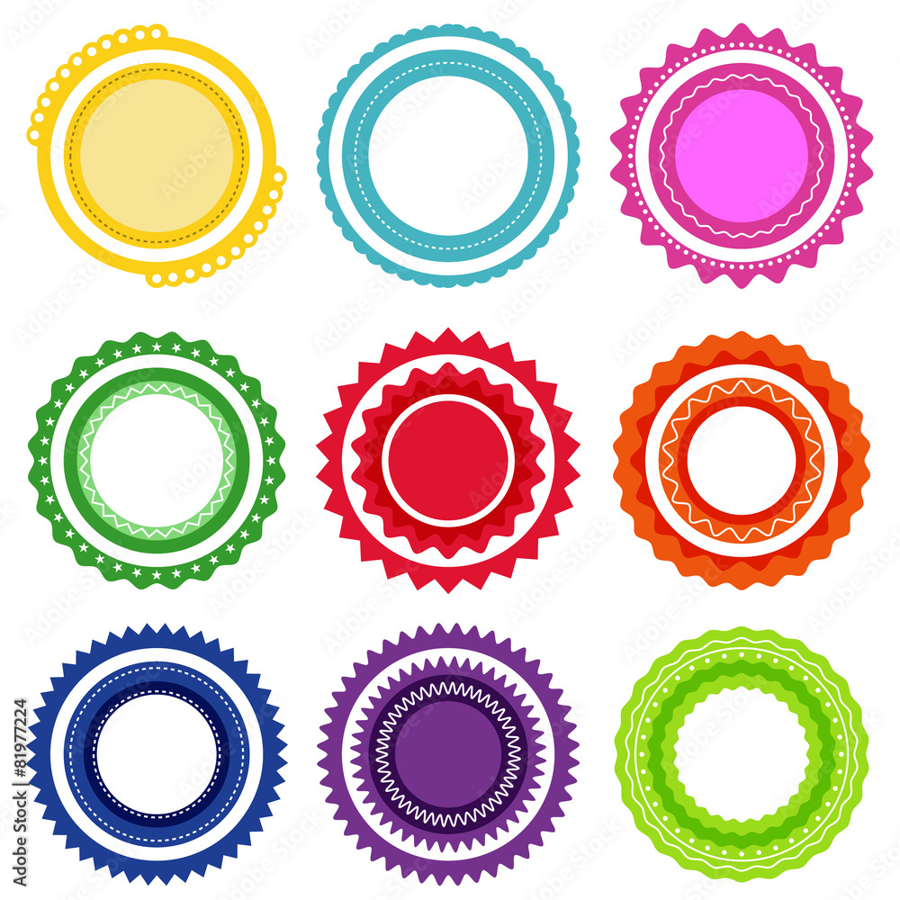 Circle design set Vector illustrator EPS 10 Circle design set Vector illustrator EPS 10