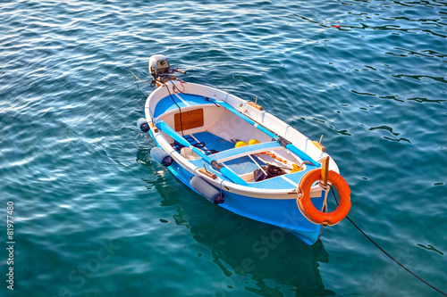 Fishing boats at the coast of Ligurian Sea, Italy © Patryk Kosmider