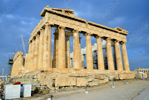 Parthenon on the Acropolis in Athens