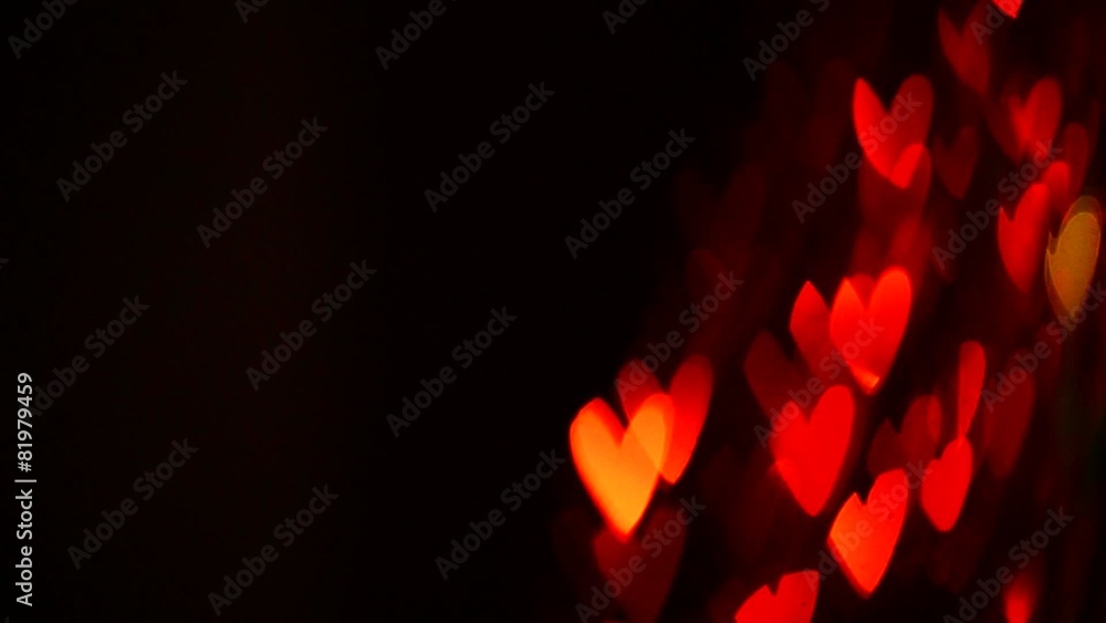 Valentine Hearts Background. St. Valentine's Day Video Footage Valentine Hearts Background. St. Valentine's Day Video Footage