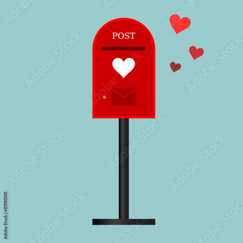 postbox  with love