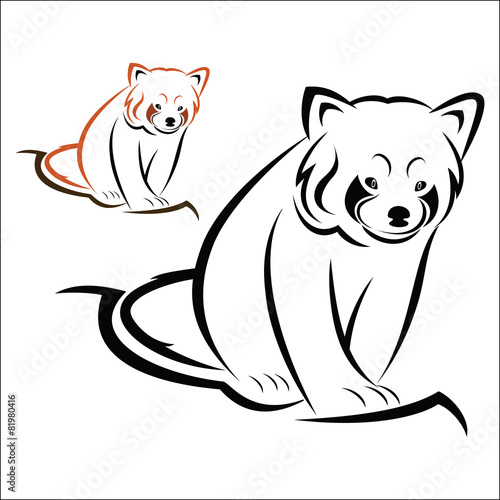 Fototapeta Naklejka Na Ścianę i Meble -  Red Panda