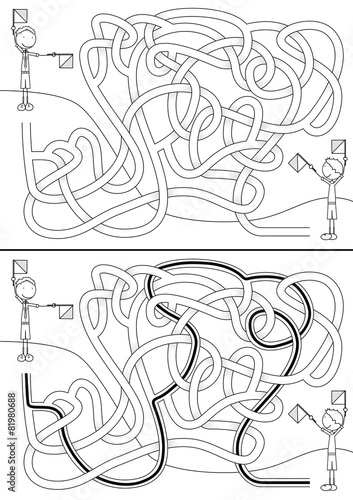 Boy scouts maze