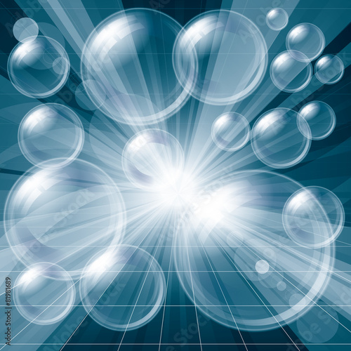 Transparent Bubbles Background