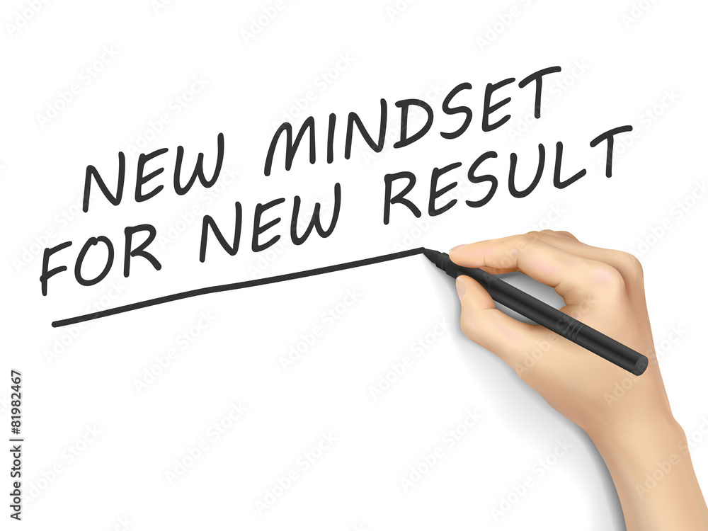 new mindset for new result words written by hand new mindset for new result words written by hand