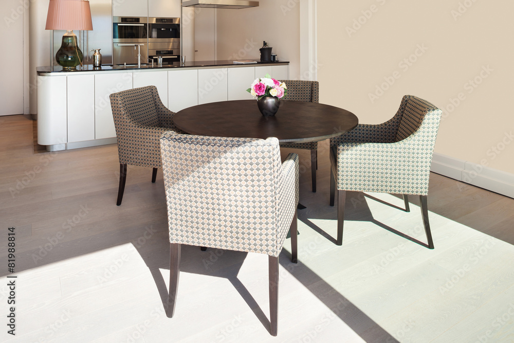 Fototapeta premium Interiors, elegant dining room