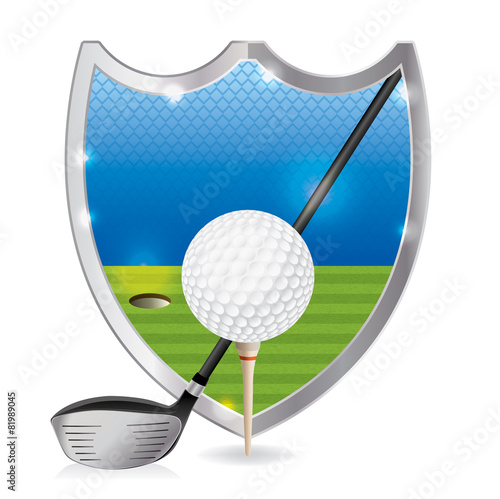 Golf Emblem Illustration