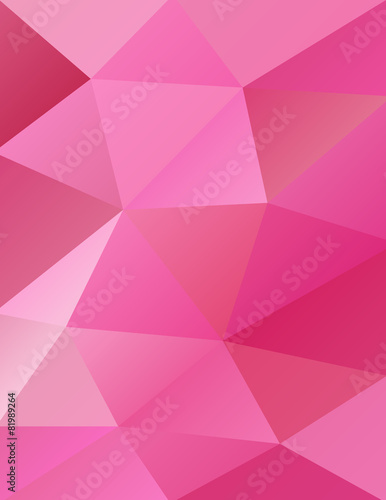 Abstract Pink Triangles Background