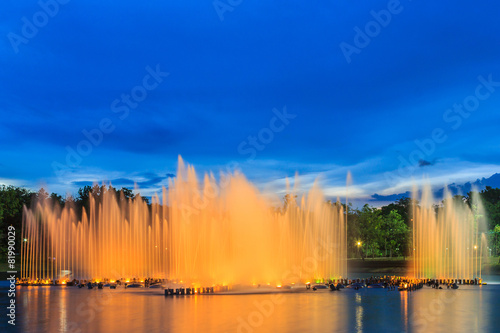 Musical fountain