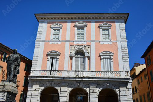 Facciata palazzo signorili, centro storico, Pisa