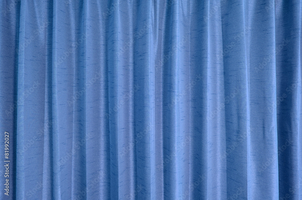 Obraz premium Blue curtain texture background