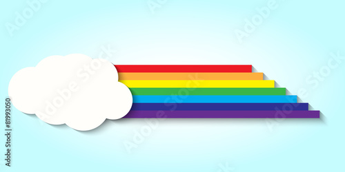 Vector paper  rainbow
