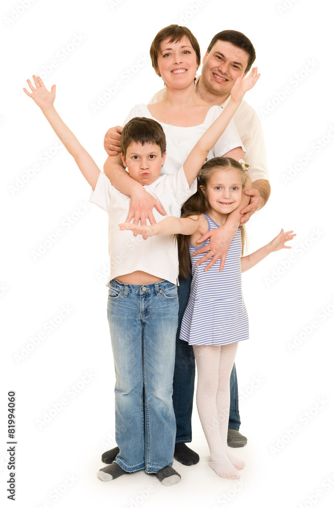 happy family in studio happy family in studio