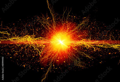 Konstfotografi Powerful energy