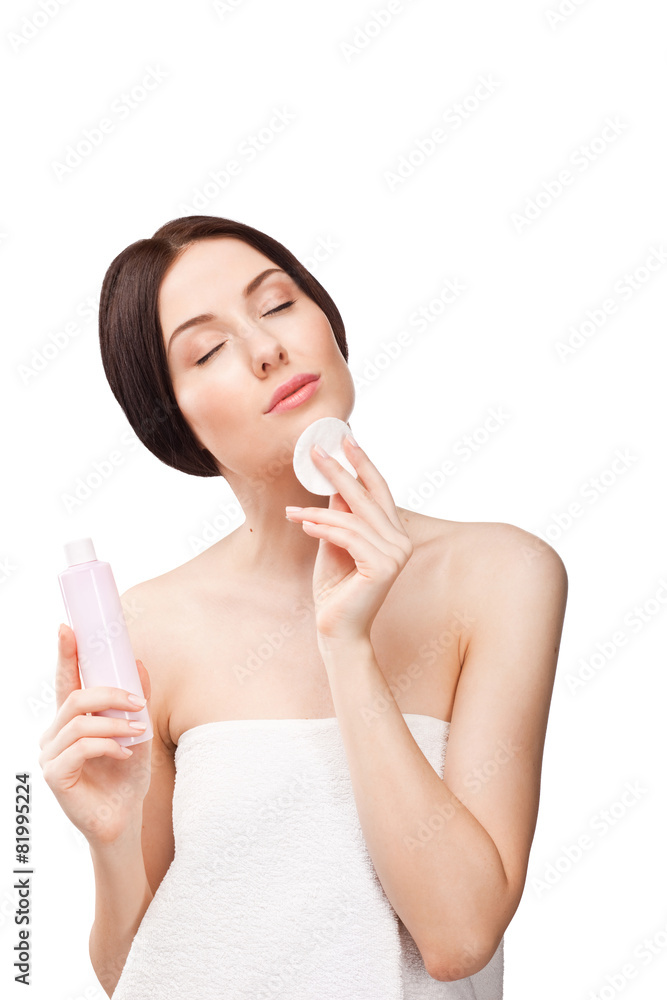 Sensuality young beautiful woman with closed eyes Sensuality young beautiful woman with closed eyes